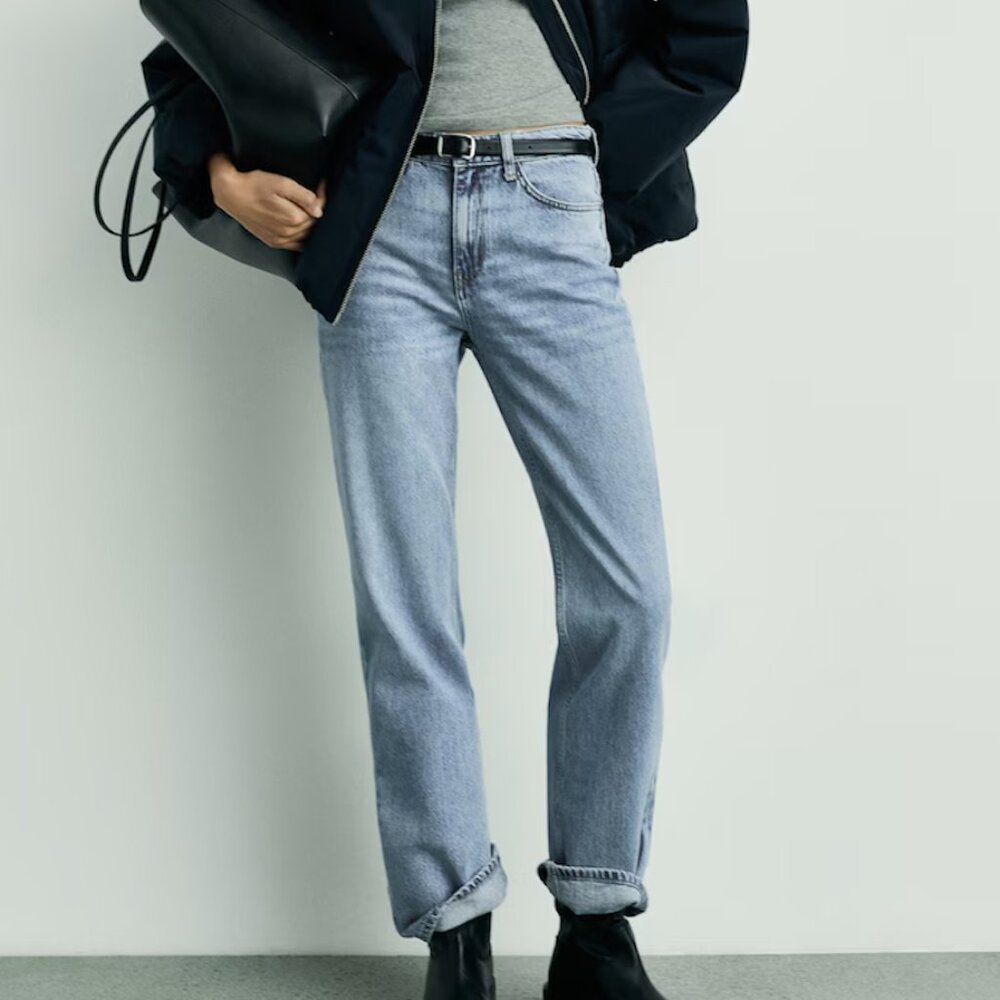 Mango Matilda medium-rise straight-fit jeans